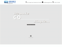 Tablet Screenshot of hienergyservices.com